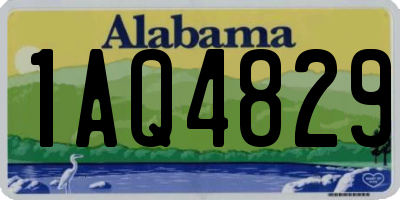 AL license plate 1AQ4829