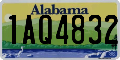 AL license plate 1AQ4832