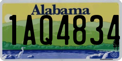 AL license plate 1AQ4834