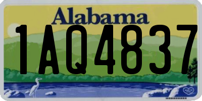 AL license plate 1AQ4837