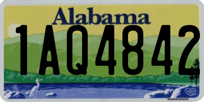 AL license plate 1AQ4842