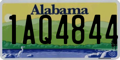 AL license plate 1AQ4844
