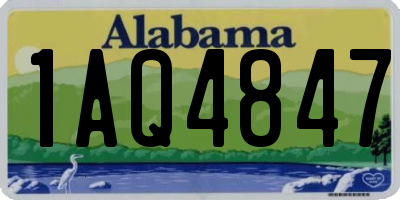 AL license plate 1AQ4847