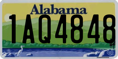 AL license plate 1AQ4848
