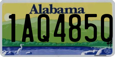 AL license plate 1AQ4850