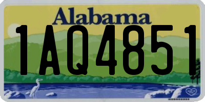 AL license plate 1AQ4851