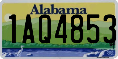 AL license plate 1AQ4853