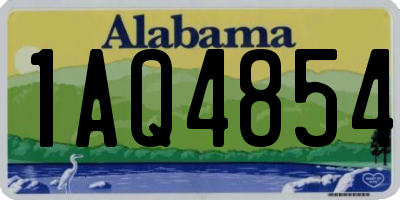 AL license plate 1AQ4854