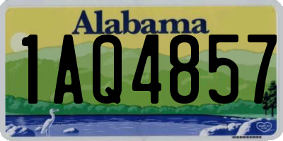 AL license plate 1AQ4857