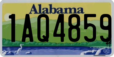 AL license plate 1AQ4859