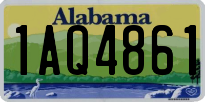 AL license plate 1AQ4861