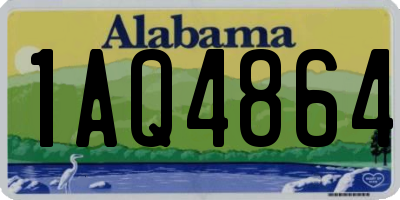 AL license plate 1AQ4864