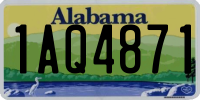 AL license plate 1AQ4871