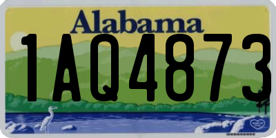 AL license plate 1AQ4873