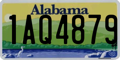 AL license plate 1AQ4879