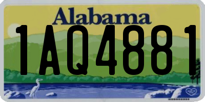 AL license plate 1AQ4881