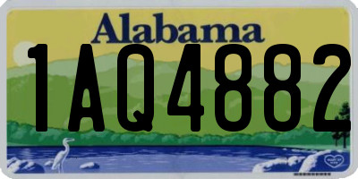 AL license plate 1AQ4882