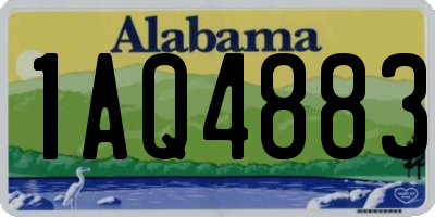 AL license plate 1AQ4883