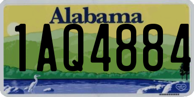 AL license plate 1AQ4884