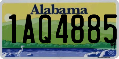 AL license plate 1AQ4885