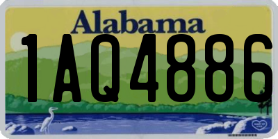 AL license plate 1AQ4886