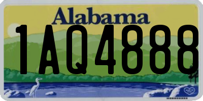 AL license plate 1AQ4888