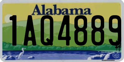 AL license plate 1AQ4889