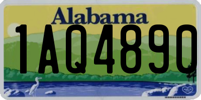 AL license plate 1AQ4890