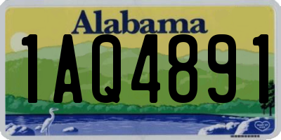 AL license plate 1AQ4891