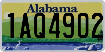AL license plate 1AQ4902