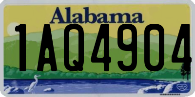 AL license plate 1AQ4904