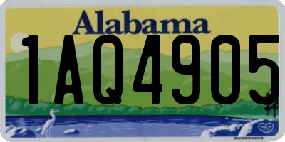 AL license plate 1AQ4905