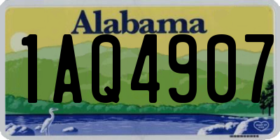 AL license plate 1AQ4907