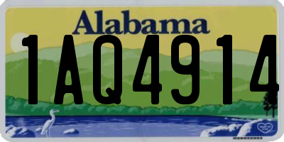 AL license plate 1AQ4914