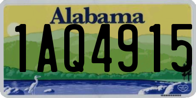 AL license plate 1AQ4915