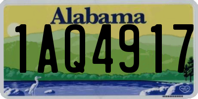 AL license plate 1AQ4917