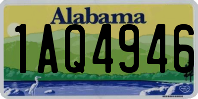 AL license plate 1AQ4946
