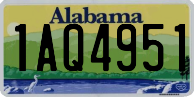 AL license plate 1AQ4951