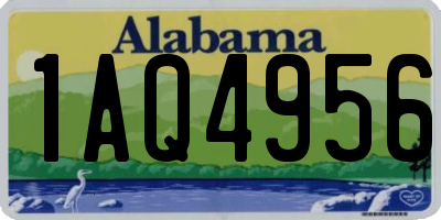 AL license plate 1AQ4956
