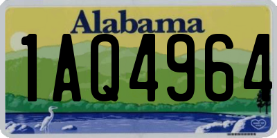 AL license plate 1AQ4964