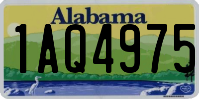 AL license plate 1AQ4975