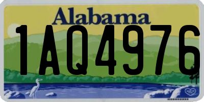 AL license plate 1AQ4976
