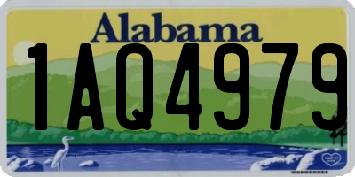 AL license plate 1AQ4979