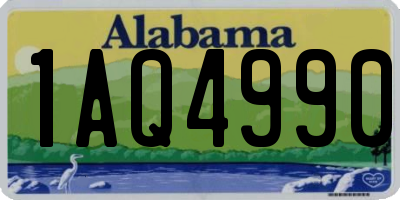 AL license plate 1AQ4990