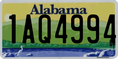 AL license plate 1AQ4994