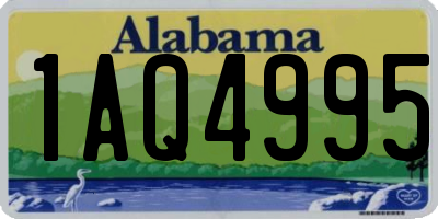 AL license plate 1AQ4995