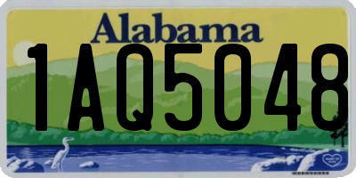 AL license plate 1AQ5048