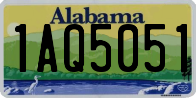 AL license plate 1AQ5051