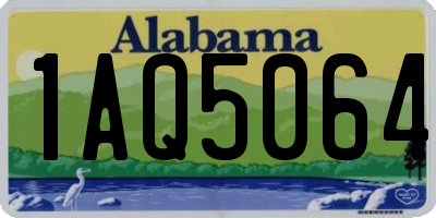AL license plate 1AQ5064
