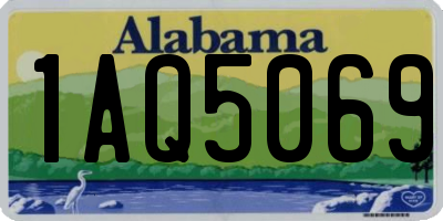 AL license plate 1AQ5069